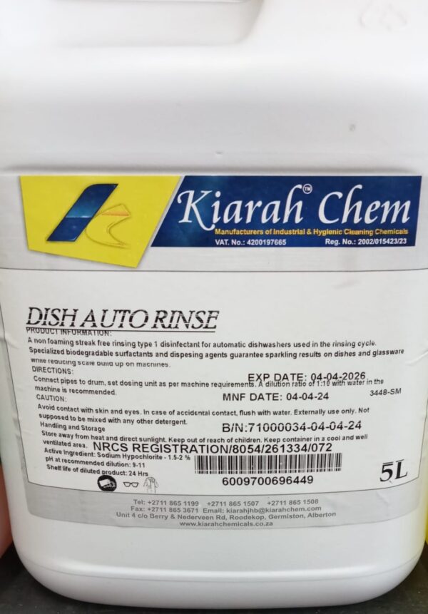 Kiarah Dish Auto Rinse